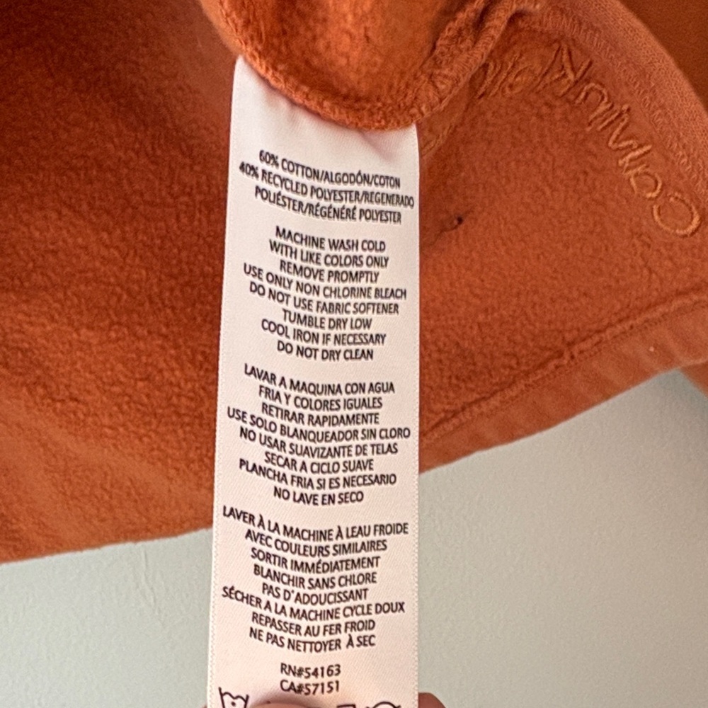 Calvin Klein Performance Women's Rust Cropped Hoo… - image 2